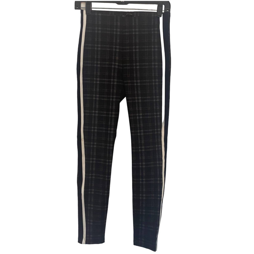 ZARA‎ Trafaluc Collection Black & Gray Plaid Pants